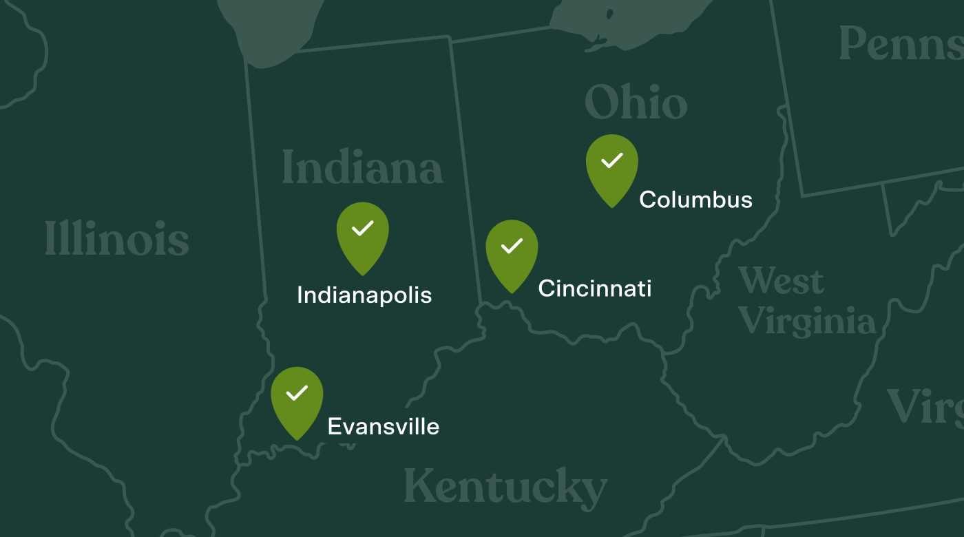 intermodal drayage service map